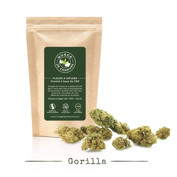 fleur gorilla indoor cannabis bcd puissante pas cher effet avis weed