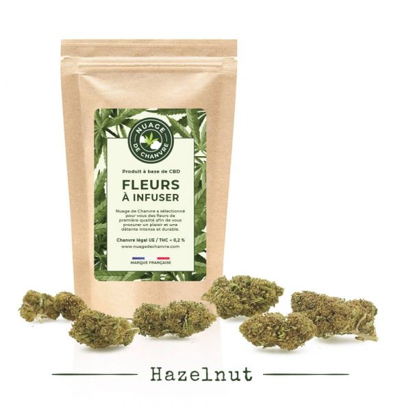 Hazelnut cbd fleur cbd puissante livraison gratuite express pas cher cannabis