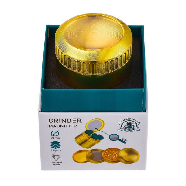 wholesale champ high magnifier grinder 2 - Nuage de Chanvre - CBD Shop